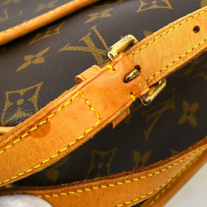 Louis Vuitton Sologne Monogram Canvas, Brown, Canvas, Shoulder Bag
