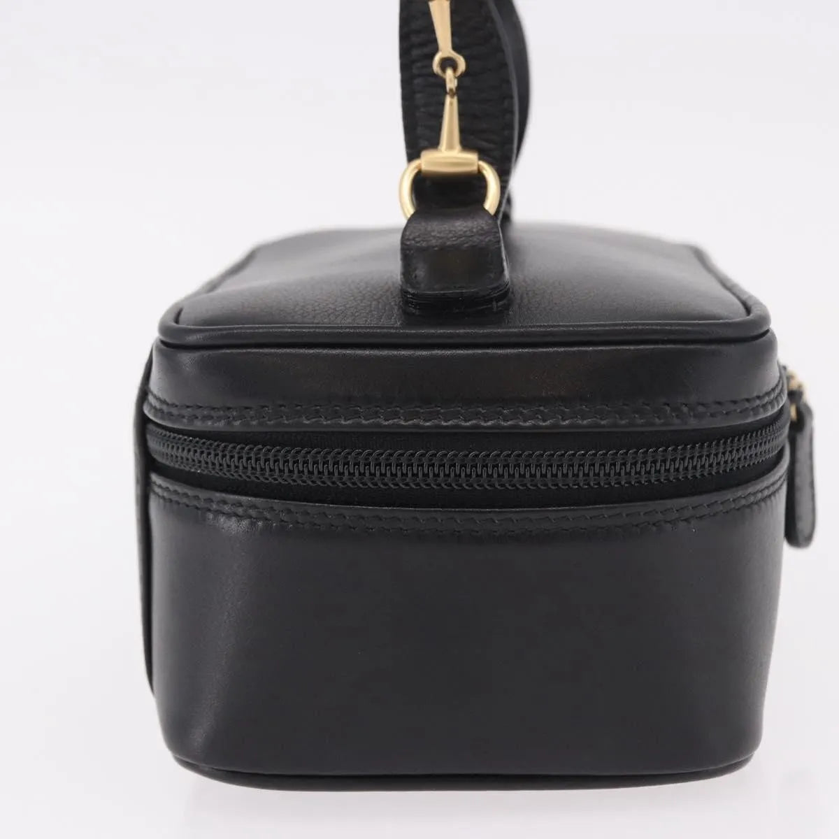 Gucci Horsebit Vanity leather, Black, Leather, Toiletry Case