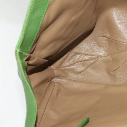 Bvlgari Chandra Hobo Leather, Green, Leather, Handbag