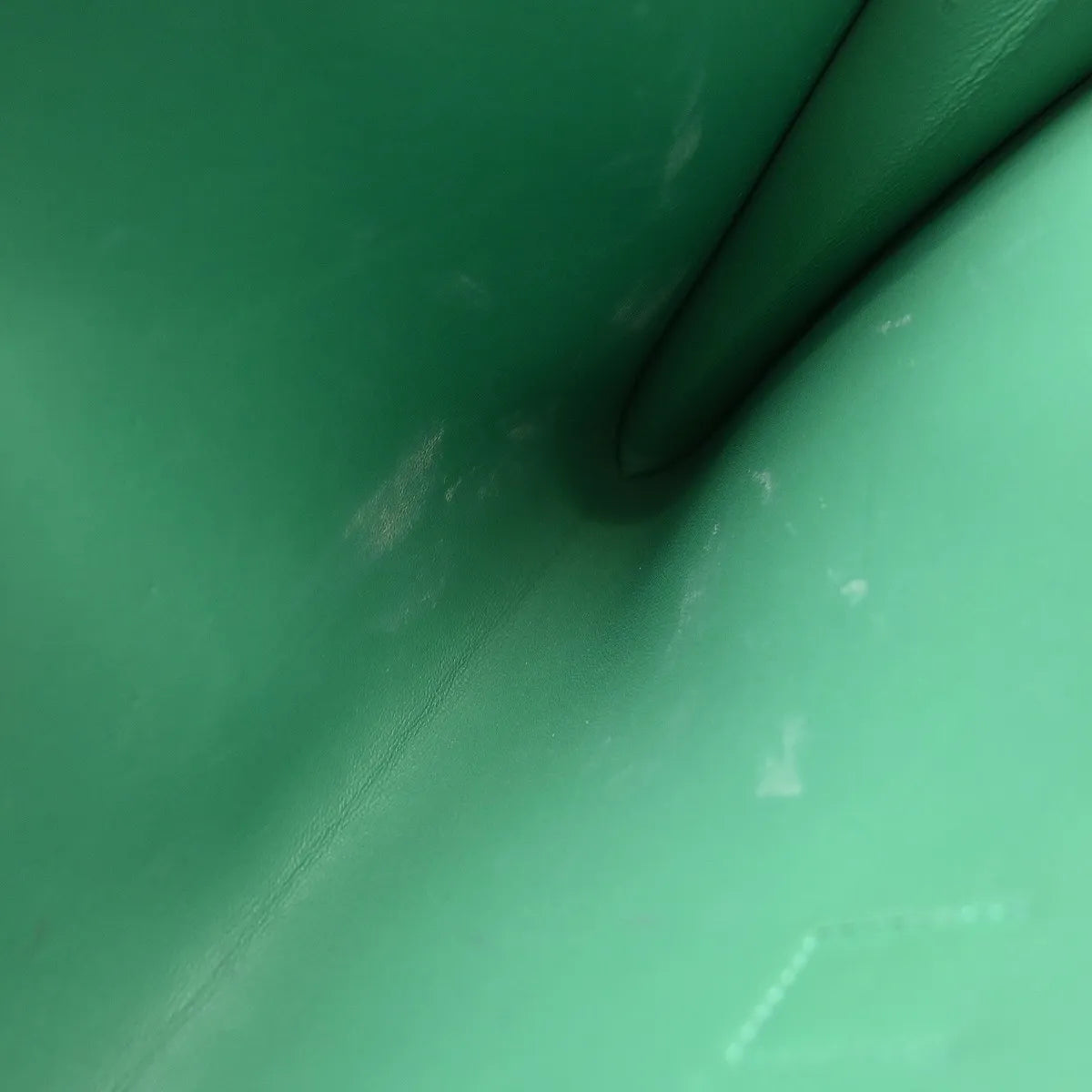 Hermes Jige Elan Clutch Epsom, Green, Leather, Clutch