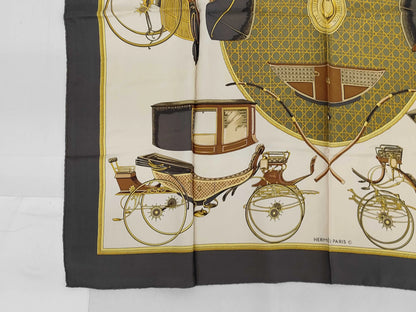 Hermes Carré 90 Silk multicolor, Multicolour, Silk, Scarf