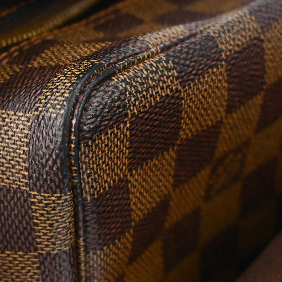 Louis Vuitton Naviglio Damier, Brown, Canvas, Shoulder Bag