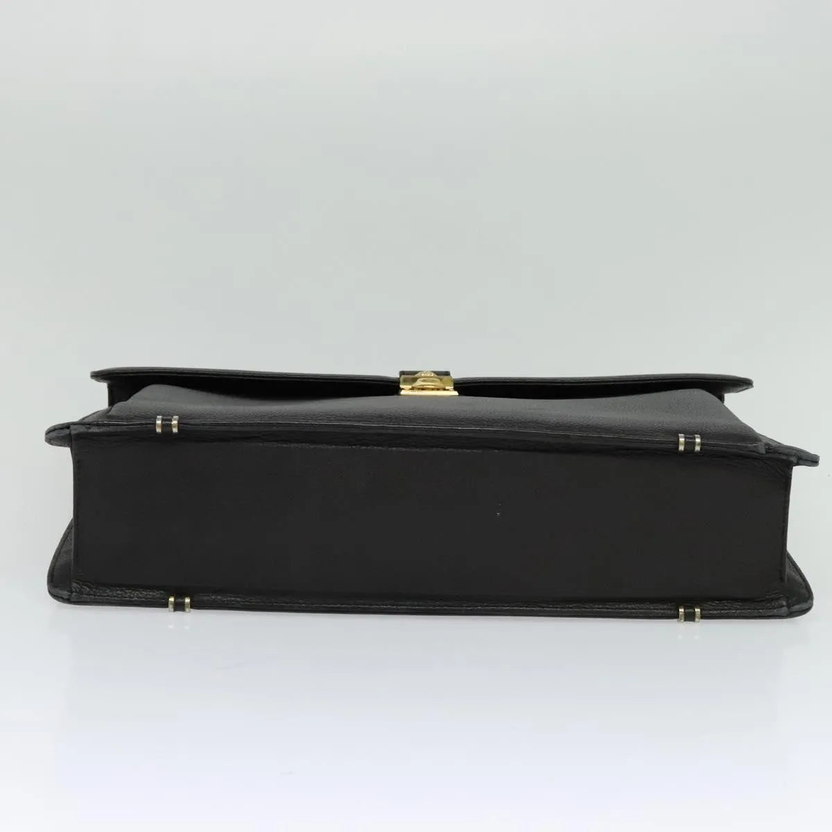 Versace Vintage Leather, Black, Leather, Briefcase