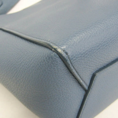 Celine Sangle Seau Calfskin, Blue, Leather, Shoulder Bag