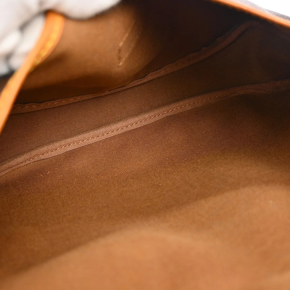 Louis Vuitton Saumur Monogram, Brown, Canvas, Shoulder Bag