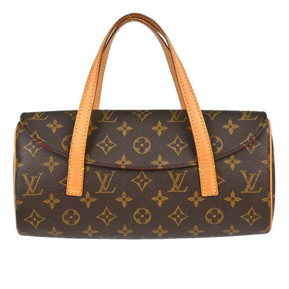 Louis Vuitton Sonatine Monogram Canvas, Brown, Canvas, Handbag