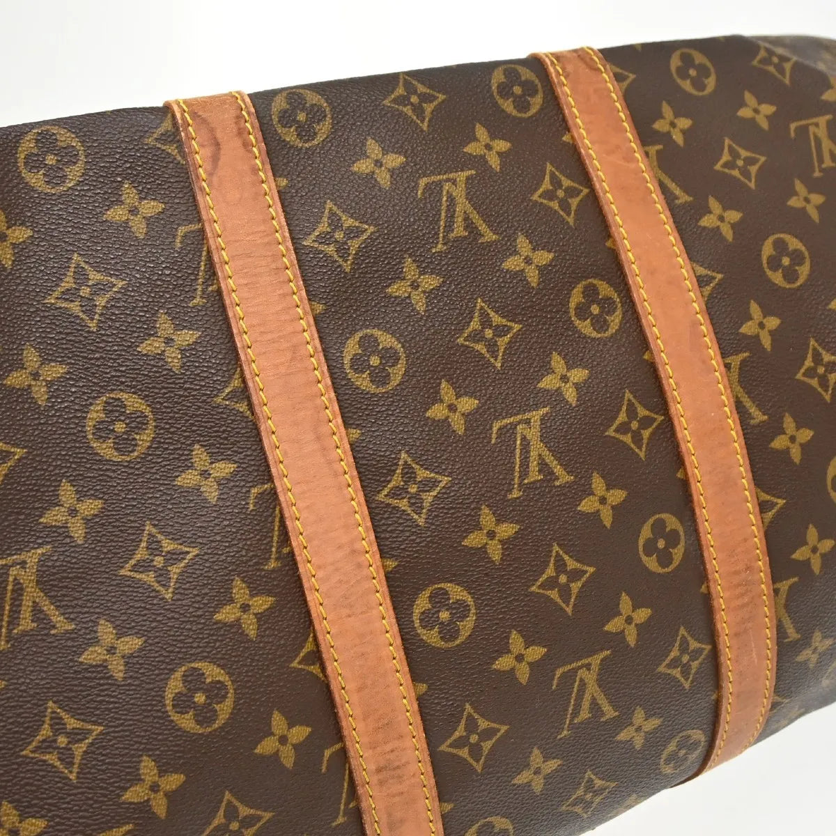 Louis Vuitton Keepall Bandouliere Monogram Canvas, Brown, Canvas, Travel Bag