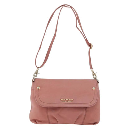 Burberry Blue Label Nylon, Pink, Leather, Shoulder Bag