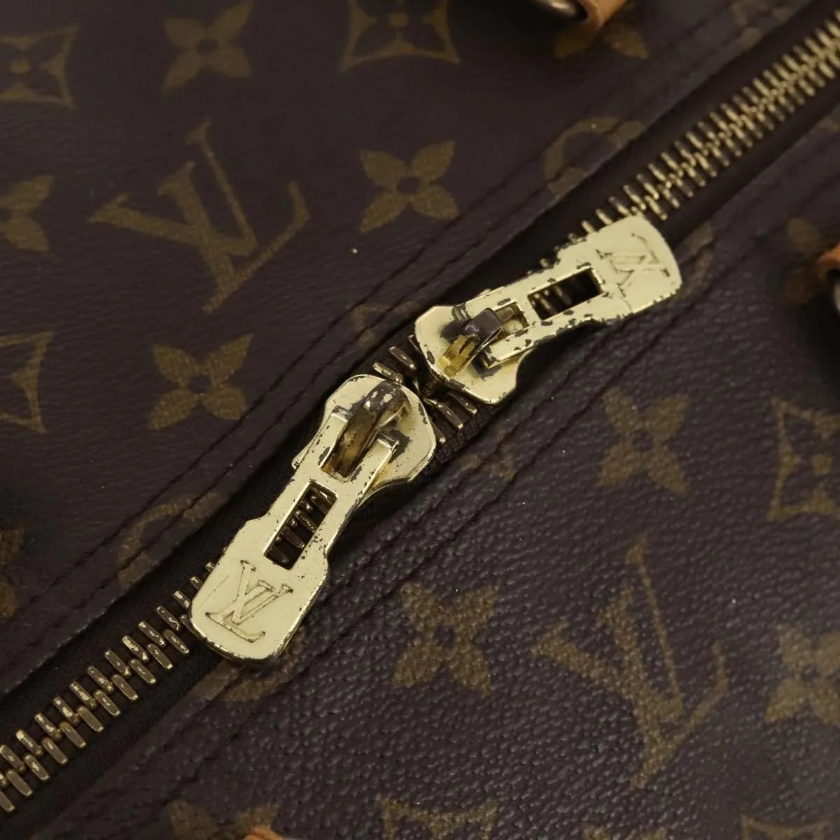 Louis Vuitton Keepall Monogram Canvas, Brown, Canvas, Travel Bag