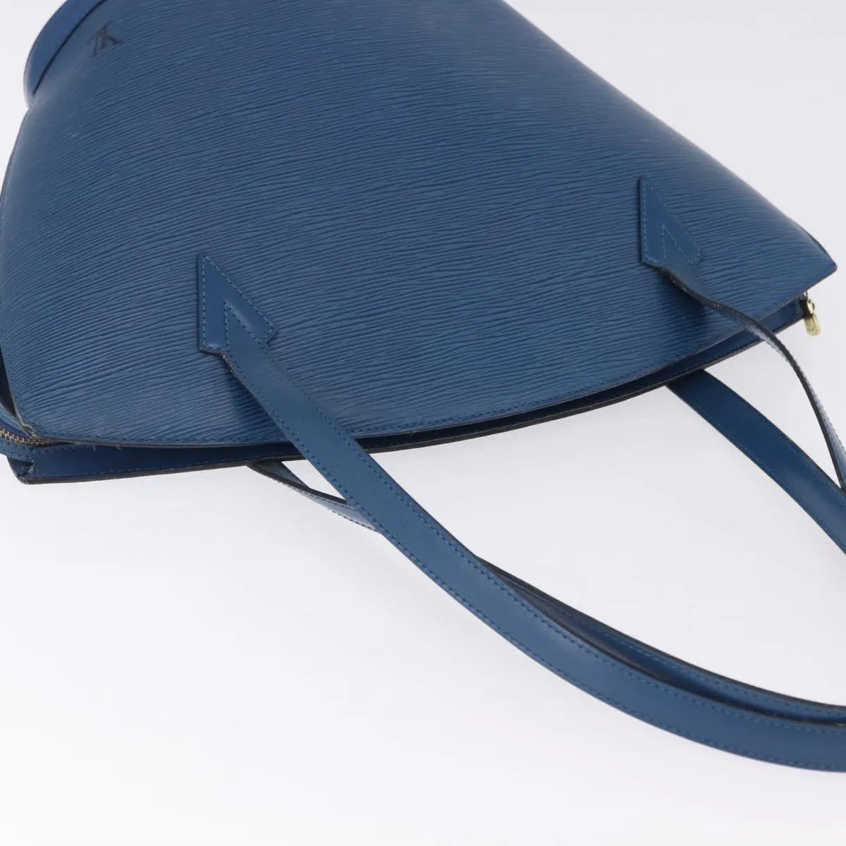 Louis Vuitton Saint Jacques Epi, Blue, Leather, Shoulder Bag