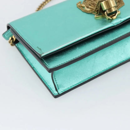 Saint Laurent Kate leather, Green, Leather, Shoulder Bag