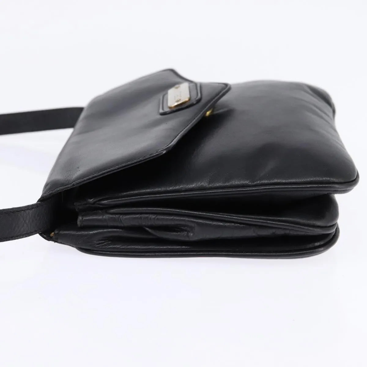 Celine Vintage Leather, Black, Leather, Shoulder Bag
