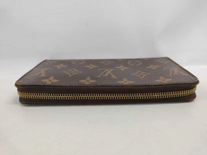 Louis Vuitton Long Macassar Monogram Canvas, Brown, Canvas, Wallet