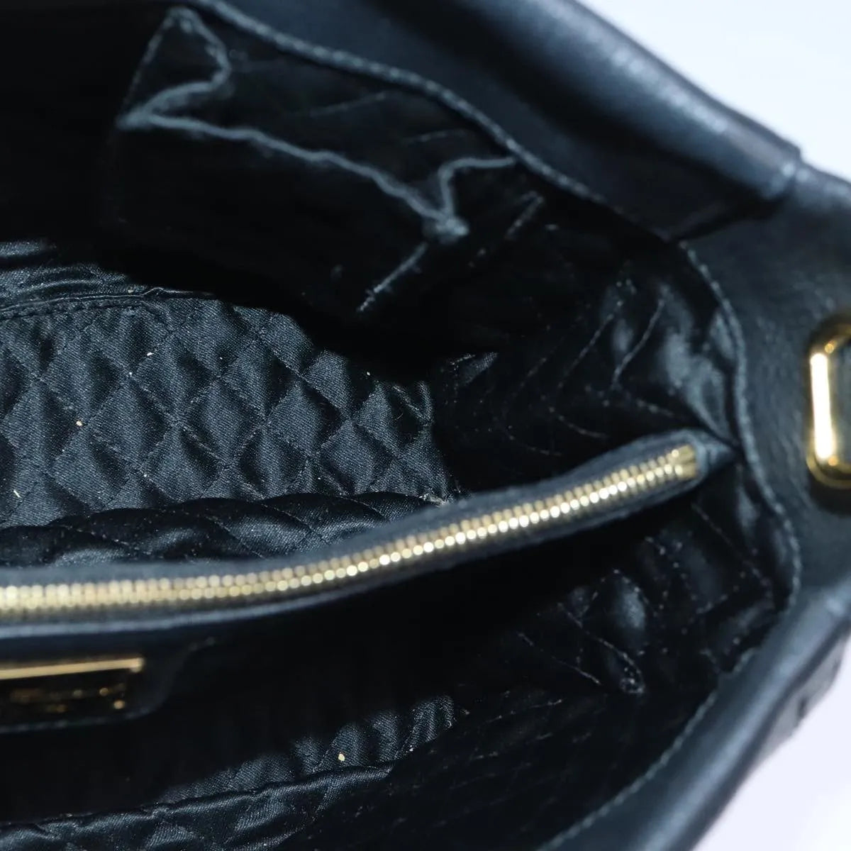 Salvatore Ferragamo Vala Leather, Black, Leather, Handbag
