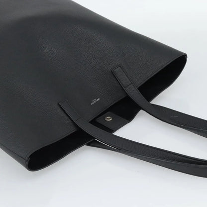 Saint Laurent Bold Tote Leather, Black, Leather, Tote Bag