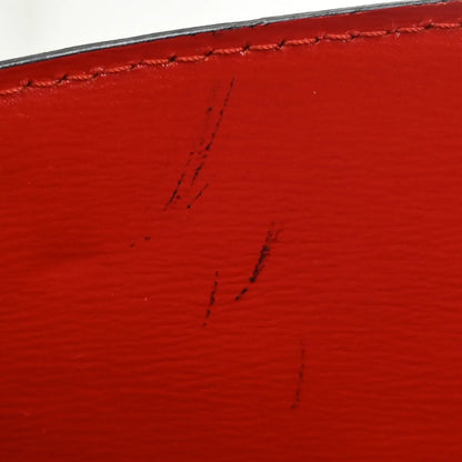 Louis Vuitton Cluny Epi Leather, Red, Leather, Shoulder Bag