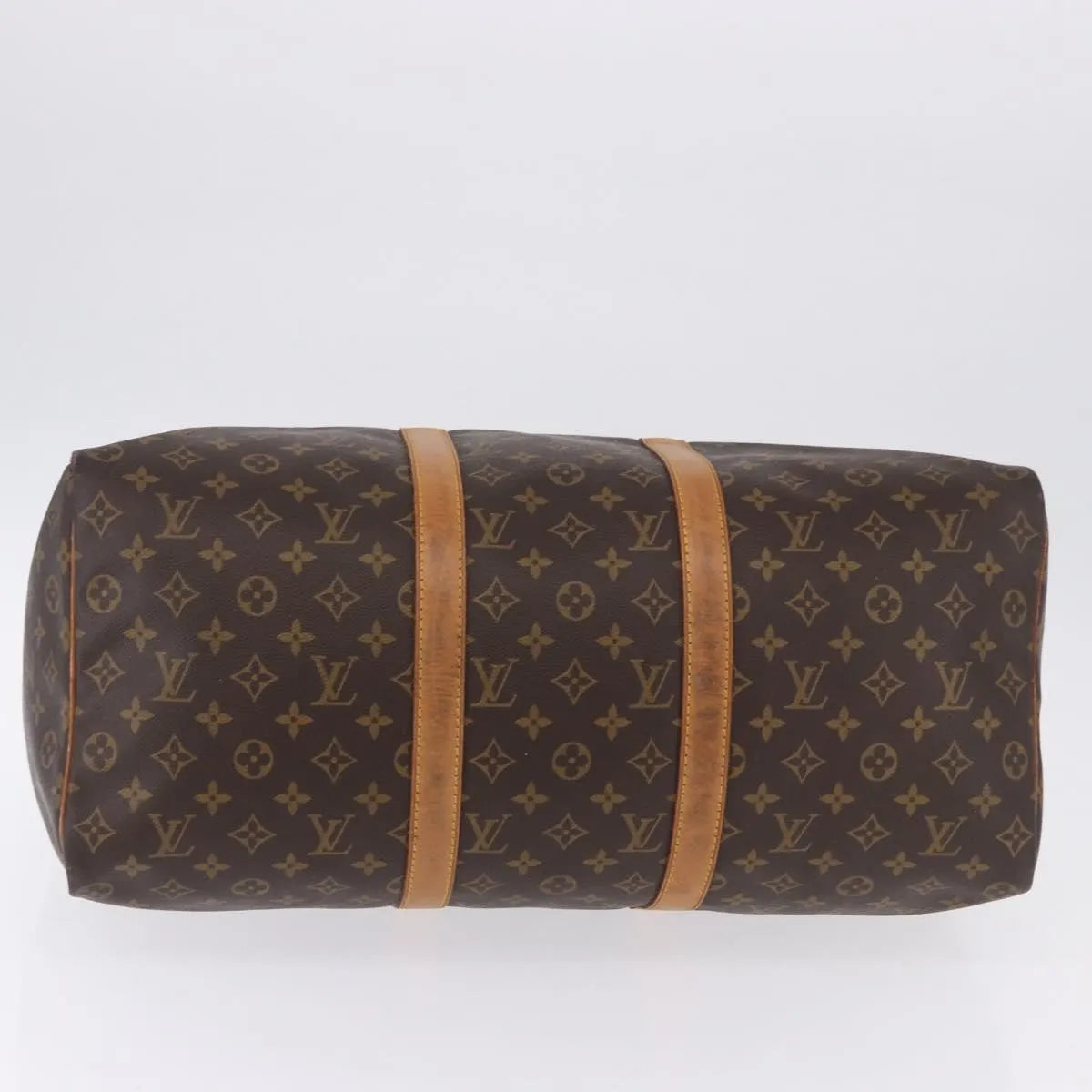 Louis Vuitton Keepall Monogram, Brown, Canvas, Travel Bag