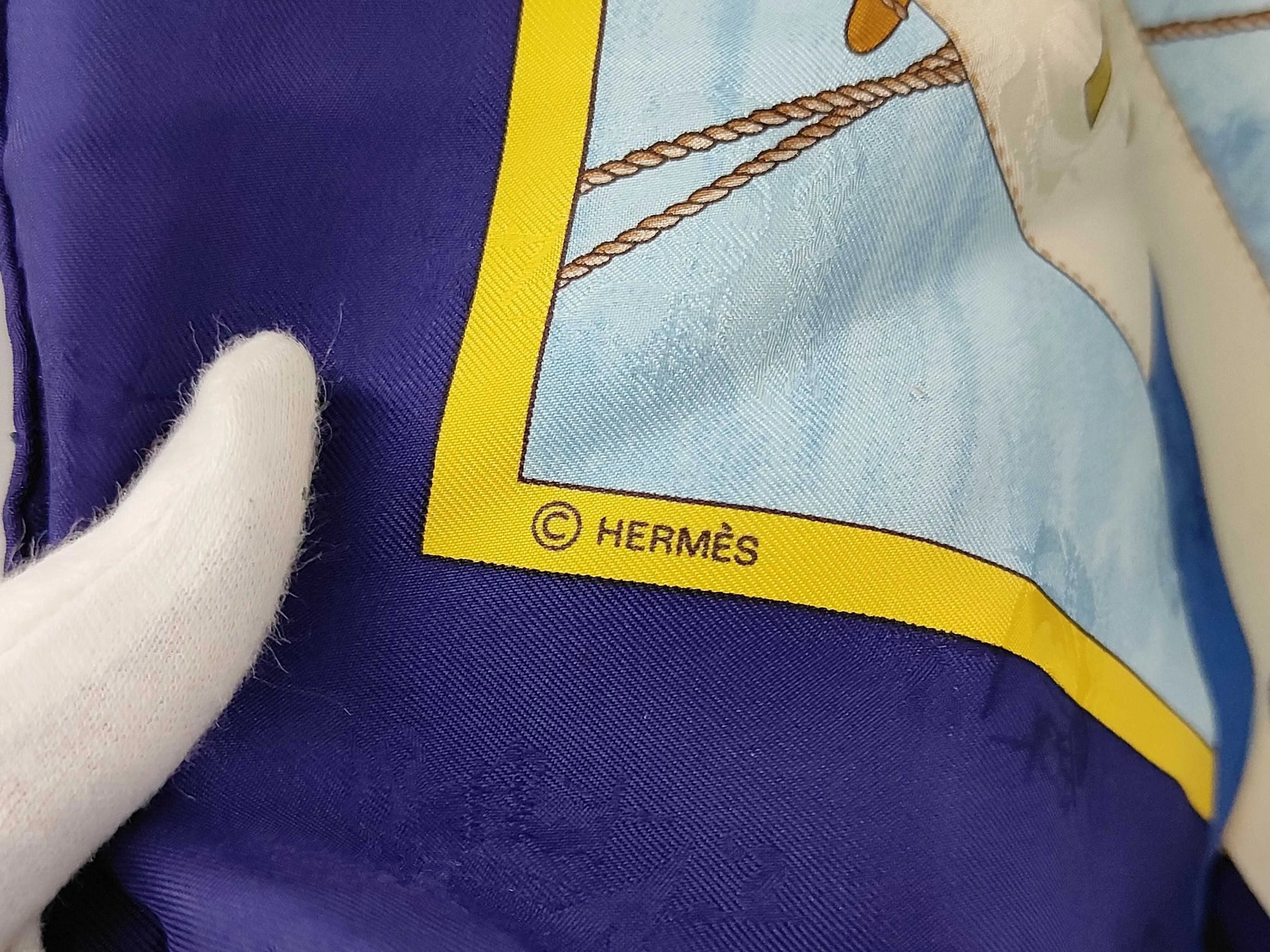 Hermes Carré 90 Silk multicolor, Multicolour, Silk, Scarf