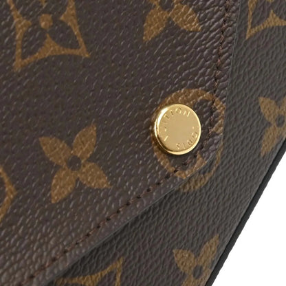 Louis Vuitton Felicie Strap & Go Monogram Canvas, Brown, Canvas, Shoulder Bag