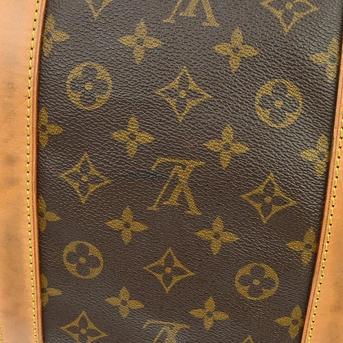 Louis Vuitton Keepall Bandoulière Monogram, Brown, Canvas, Travel Bag
