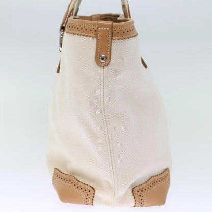 Burberry Blue Label Canvas, Beige, Canvas, Tote Bag