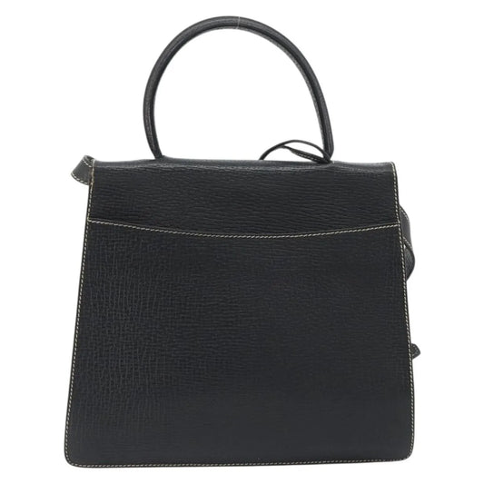 Loewe Barcelona Top handle Leather, Black, Leather, Handbag