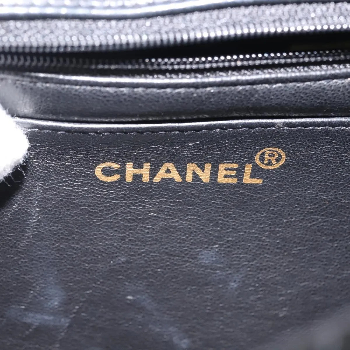 Chanel Vintage Diana Flap Quilted Patent, Black, Patent Leather, Shoulder Bag