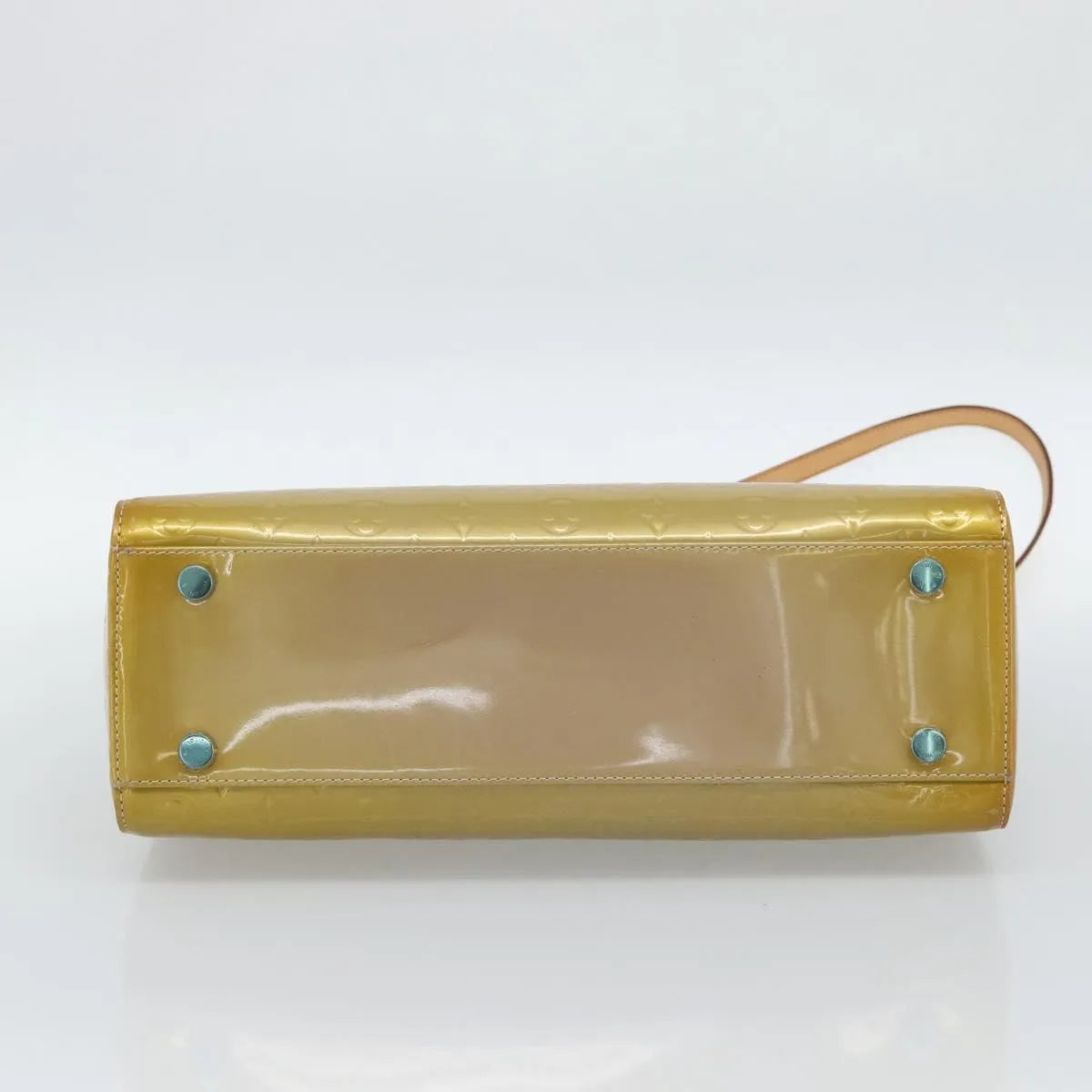 Louis Vuitton Brea Monogram Vernis, Beige, Patent Leather, Handbag