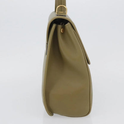 Gucci Vintage Leather, Green, Leather, Handbag
