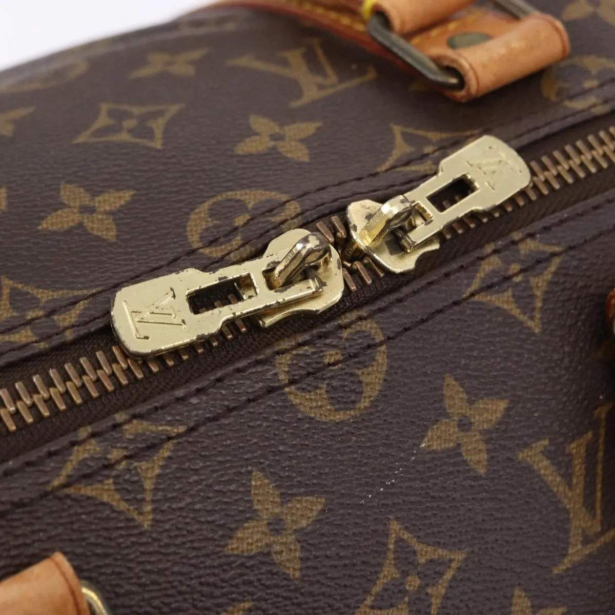 Louis Vuitton Keepall Monogram, Brown, Canvas, Travel Bag