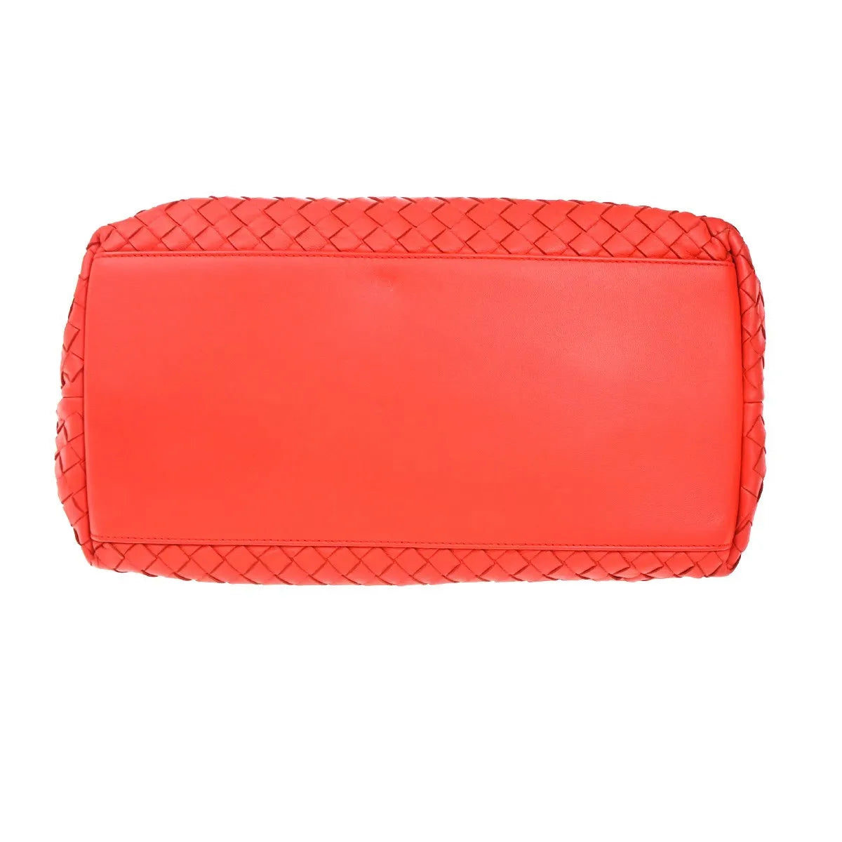 Bottega Veneta 2-Pocket Convertible Tote Intrecciato Nappa, Red, Leather, Tote Bag