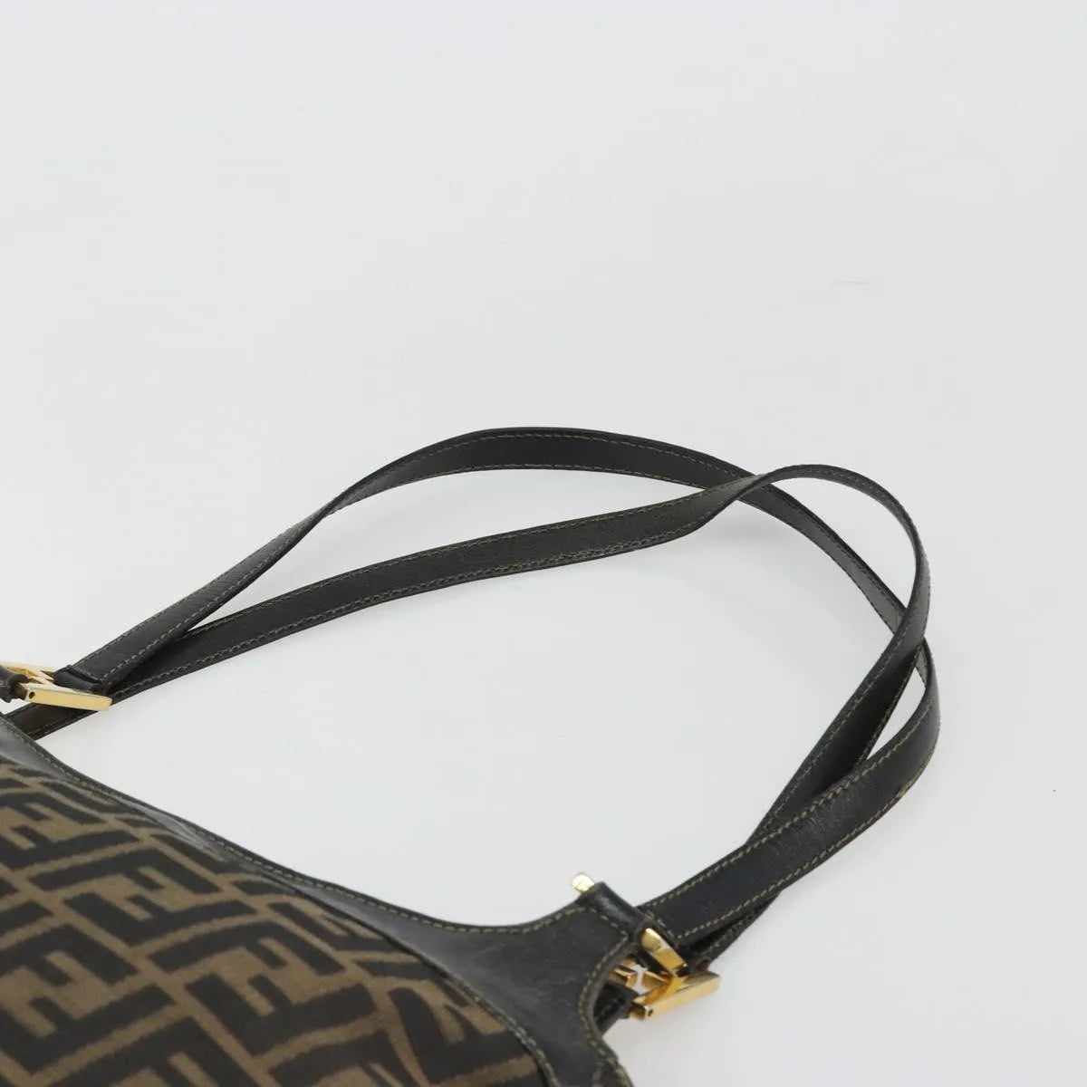 Fendi Chef Hobo Zucca Canvas, Brown, Canvas, Shoulder Bag