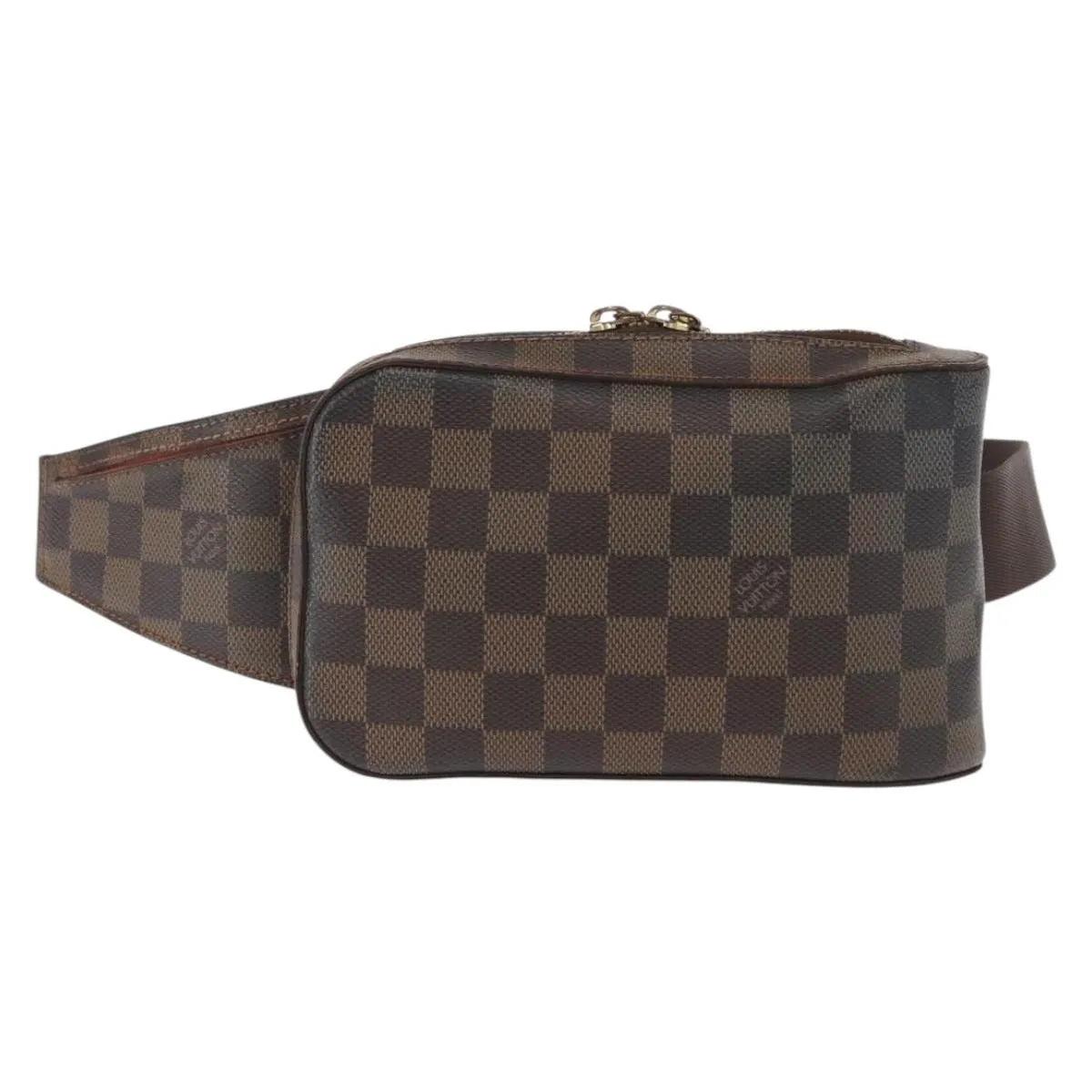 Louis Vuitton Geronimos Waist Damier, Brown, Canvas, Shoulder Bag