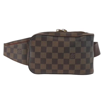 Louis Vuitton Geronimos Waist Damier, Brown, Canvas, Shoulder Bag