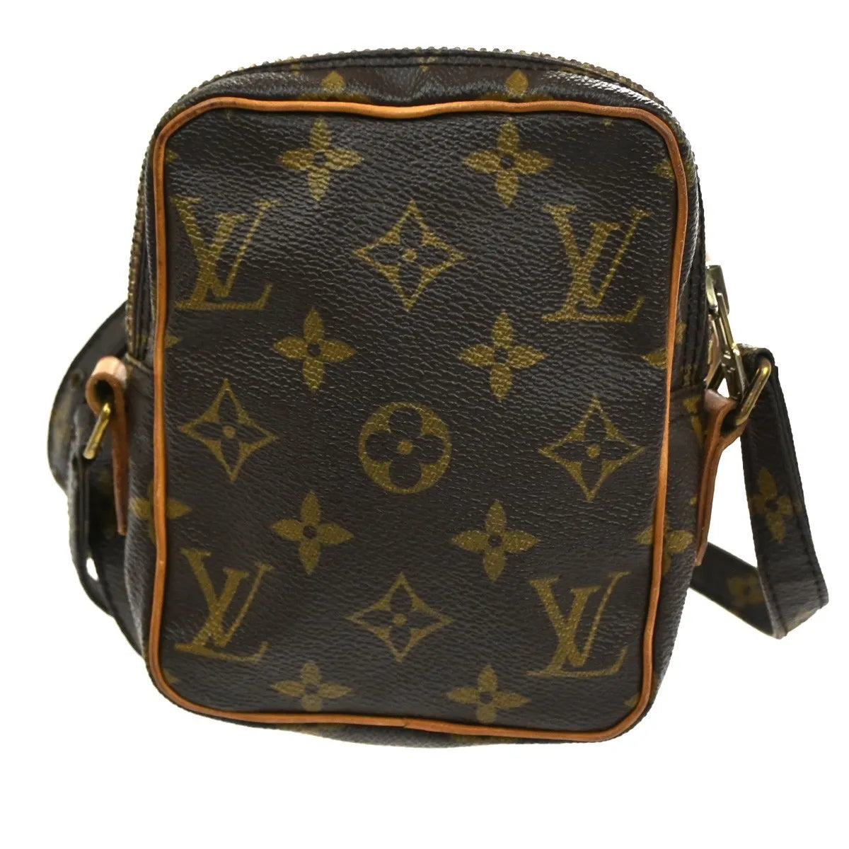 Louis Vuitton Danube Monogram Canvas, Brown, Canvas, Clutch