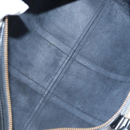 Louis Vuitton Keepall Epi, Black, Leather, Travel Bag