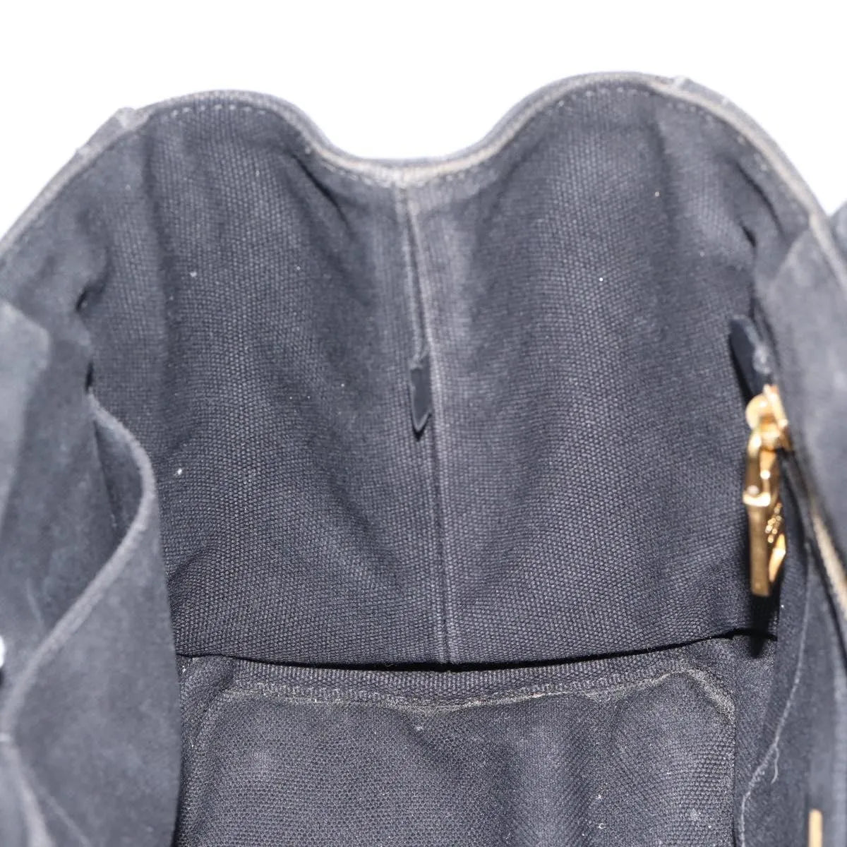 Prada Canapa Convertible Tote Rhinestone Embellished Canvas, Black, Canvas, Handbag