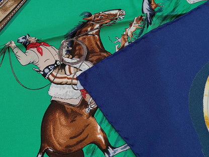 Hermes Carré 90 Silk multicolor, Multicolour, Silk, Scarf