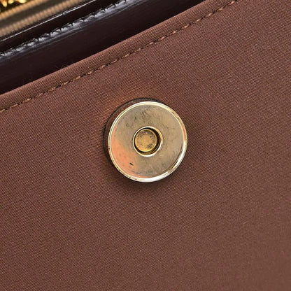 Saint Laurent Vintage Leather, Brown, Leather, Shoulder Bag