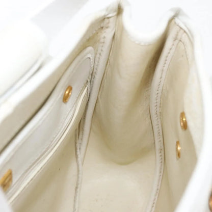 Christian Dior Vintage Leather, White_gold, Leather, Shoulder Bag