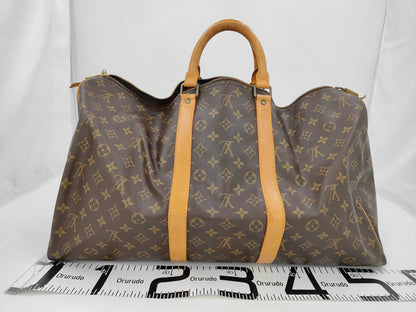 Louis Vuitton Keepall Monogram Canvas, Brown, Canvas, Travel Bag