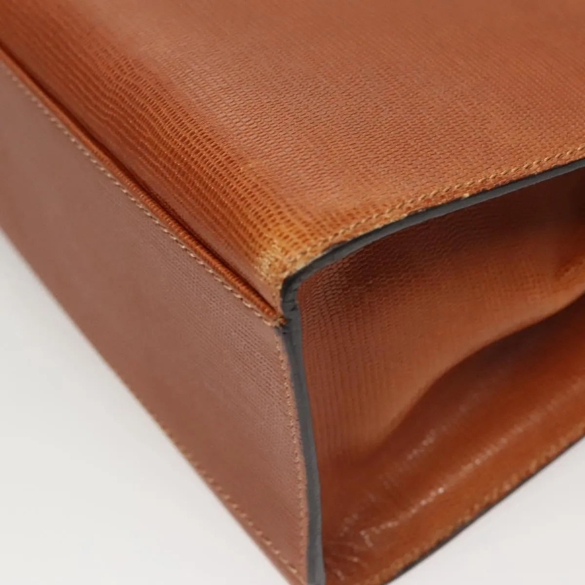 Celine vintage Leather, Brown, Leather, Handbag