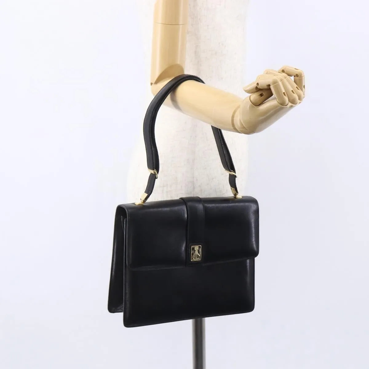 Burberry Nova Check Shoulder Bag Leather, Black, Leather, Shoulder Bag