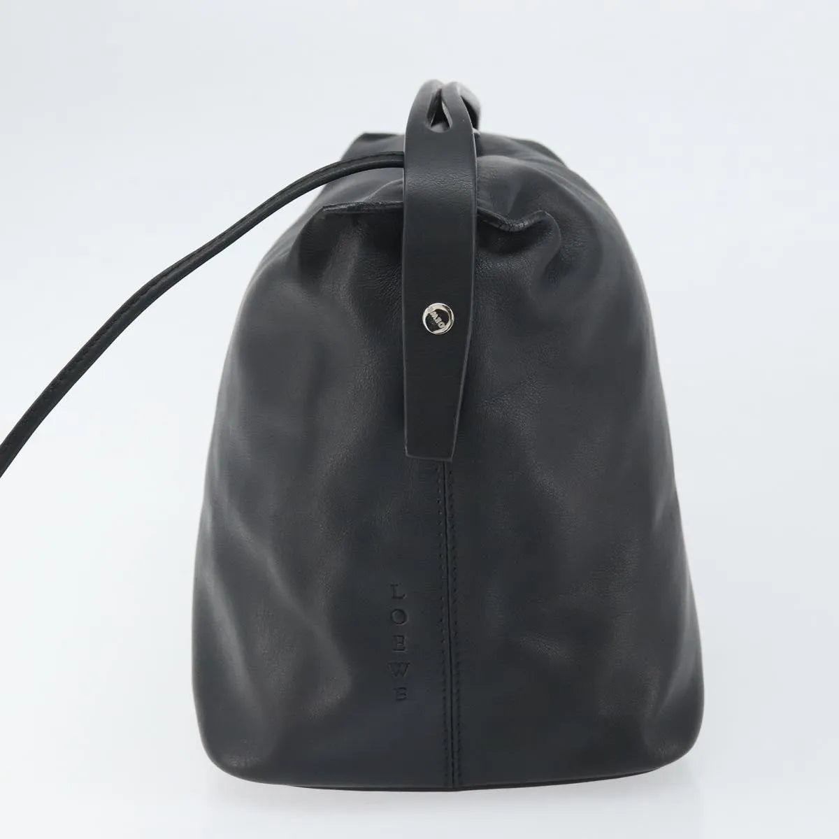 Loewe Vintage Leather, Black, Leather, Handbag