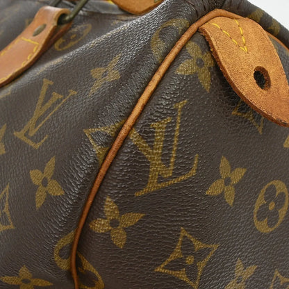 Louis Vuitton Speedy Monogram Canvas, Brown, Canvas, Handbag