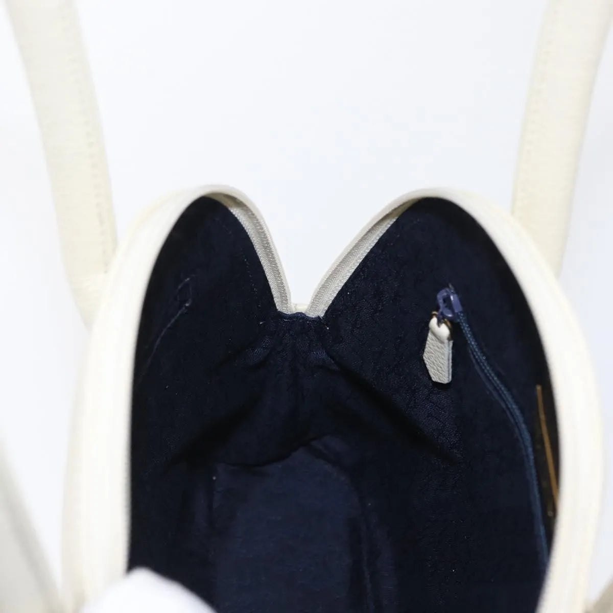 Saint Laurent Vintage handbag Leather, White, Leather, Handbag