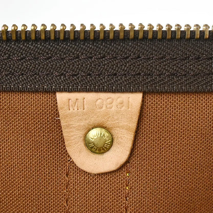 Louis Vuitton Keepall Monogram, Brown, Canvas, Travel Bag