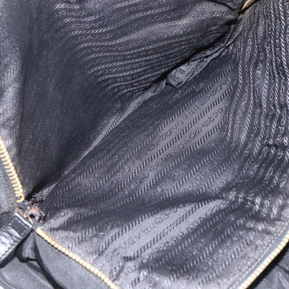 Prada Shoulder Leather, Black, Leather, Shoulder Bag