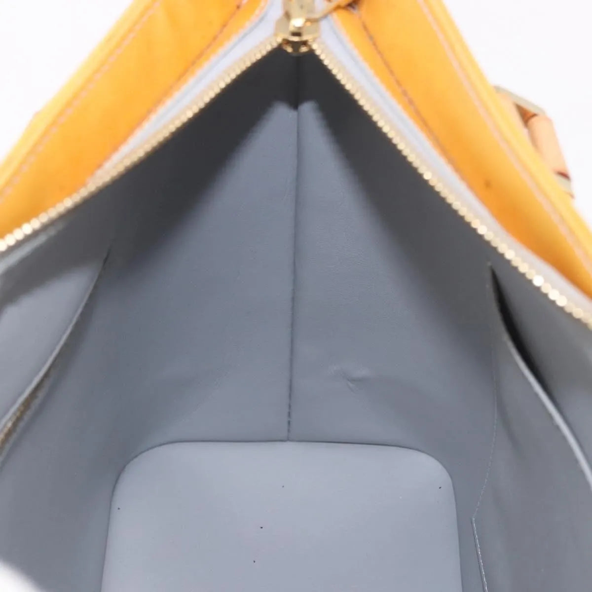 Louis Vuitton Houston Monogram Vernis, Yellow, Patent Leather, Handbag