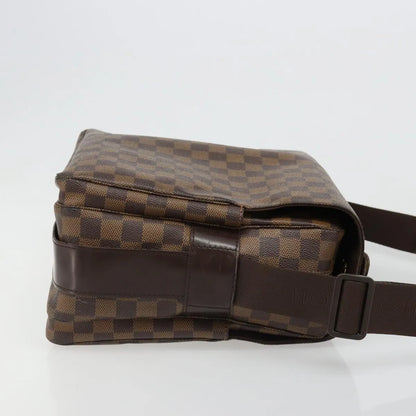 Louis Vuitton Naviglio Damier, Brown, Canvas, Shoulder Bag
